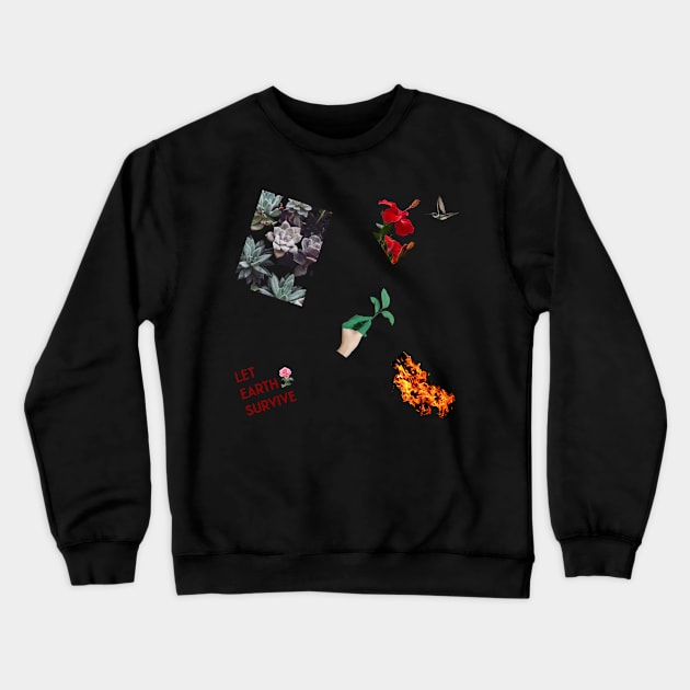 Help the planet sticker pack! Crewneck Sweatshirt by chessmate